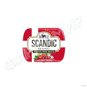 КОНФЕТЫ SCANDIC (СКАНДИК) Б/САХ 14ГР ВИШНЯ