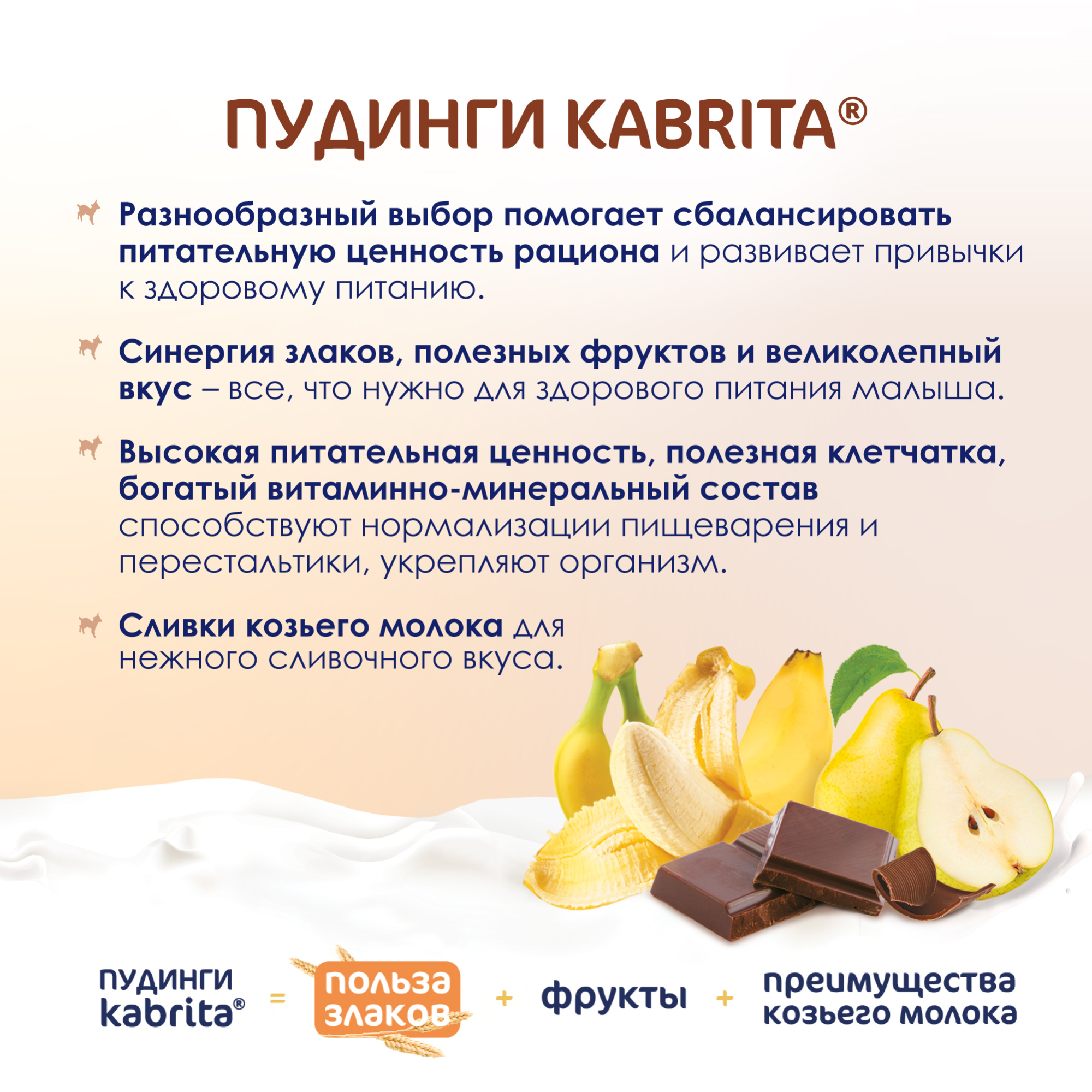 ПЮРЕ Д/ДЕТЕЙ KABRITA (КАБРИТА) КАКАО-ПУДИНГ 100ГР ПЮРЕ Д/ДЕТЕЙ KABRITA (КАБРИТА) КАКАО-ПУДИНГ 100ГР