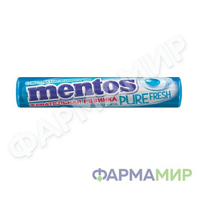 Резинка жевательная MENTOS (МЕНТОС) PURE Fresh Свежая Мята 15,5г_Монтажная область 1