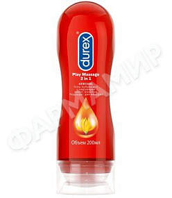 ГЕЛЬ-СМАЗКА DUREX (ДЮРЕКС) PLAY MASSAGE SENSUAL 2В1 ИЛАНГ-ИЛАНГ 200МЛ