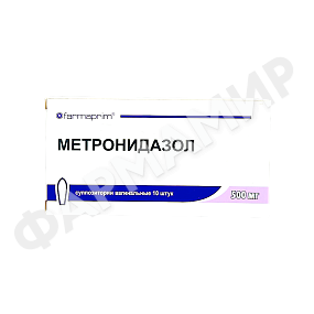 МЕТРОНИДАЗОЛ 500МГ №10 СУПП
