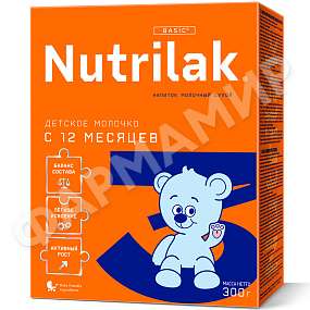 СМЕСЬ МОЛОЧНАЯ NUTRILAK (НУТРИЛАК) №3 C 12 МЕС 300ГР
