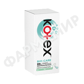 ПРОКЛАДКИ KOTEX (КОТЕКС) BIO-CARE ЭКСТРА ТОНКИЕ 20ШТ