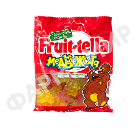 МАРМЕЛАД ЖЕВ FRUIT TELLA (ФРУТ ТЕЛЛА) МЕДВЕЖАТА С ФРУКТ СОКОМ 70ГР