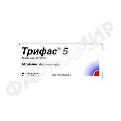 ТРИФАС 5МГ №30 ТАБЛ
