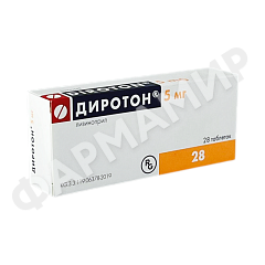 ДИРОТОН 5МГ №28 ТАБЛ
