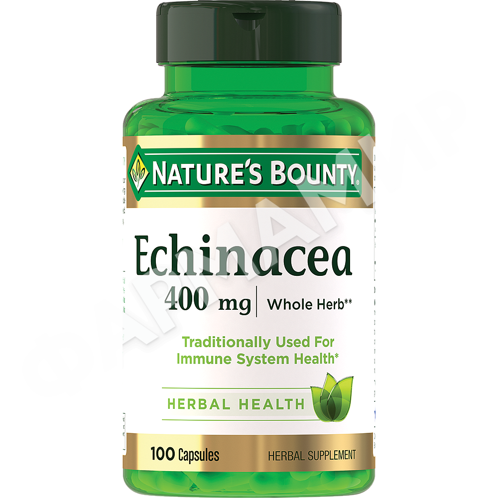 НАТУРАЛЬНАЯ ЭХИНАЦЕЯ 400МГ №100 КАПС NATURES'S BOUNTY (НЕЙЧЕРЕС БАУНТИ)