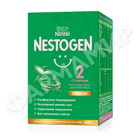СМЕСЬ МОЛОЧНАЯ NESTLE NESTOGEN (НЕСТЛЕ НЕСТОЖЕН) С ПРЕБИОТИКАМИ 2 600ГР
