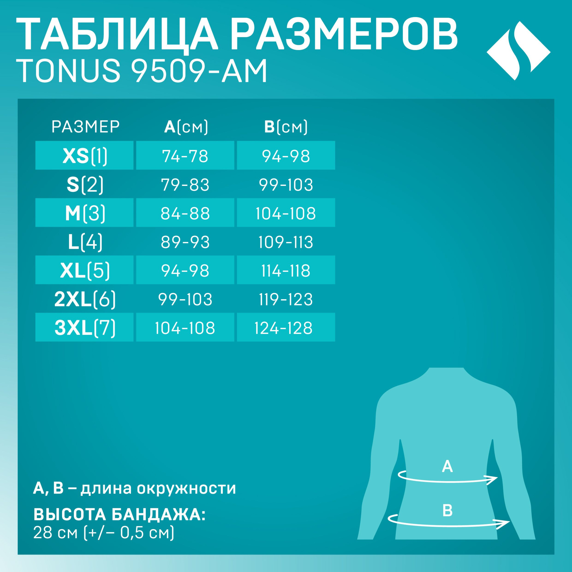 ПОЯС МЕД ЭЛАСТ СОГРЕВ С ШЕРСТЬЮ ANGORA ИMERINO 9509-AM -3 ТОНУС