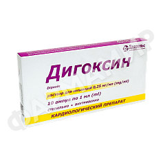 ДИГОКСИН 1МЛ №10 АМП