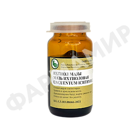 ИХТИОЛОВАЯ 20% 25Г №1 МАЗЬ ИМЭКС