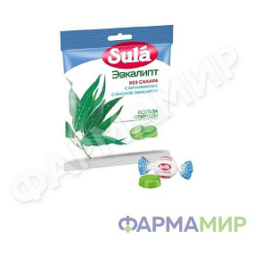 Карамель SULA (СУЛА) Эвкалипт с Витамином С 60г_Монтажная область 1