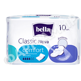 ПРОКЛАДКИ BELLA (БЕЛЛА) CLASSIC NOVA COMFORT 10ШТ