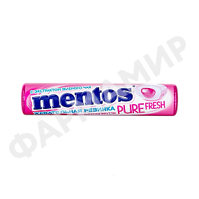РЕЗИНА ЖЕВ MENTOS (МЕНТОС) PURE FRESH 15,5ГР ТУТТИ ФРУТТИ