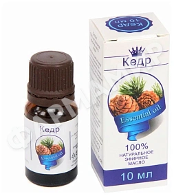 Масло эфирное КЕДРОВОЕ 10мл (НДС)
