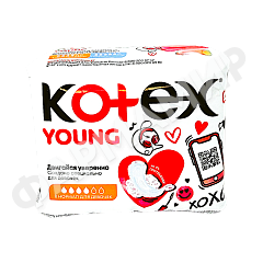 ПРОКЛАДКА KOTEХ (КОТЕКС) YOUNG NORMAL №8 Д/ДЕВОЧЕК