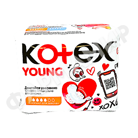 ПРОКЛАДКА KOTEХ (КОТЕКС) YOUNG NORMAL №8 Д/ДЕВОЧЕК