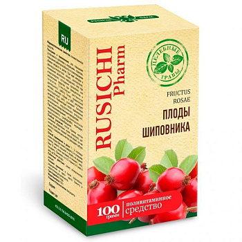 РУСИЧИ ПЛОДЫ ШИПОВНИКА 100ГР