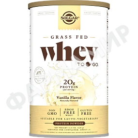 БЕЛКОВАЯ СЫВОРОТКА ВЭЙ ТУ ГОУ ПОР СО ВКУСОМ ВАНИЛИ 378ГР СОЛГАР (SOLGAR)