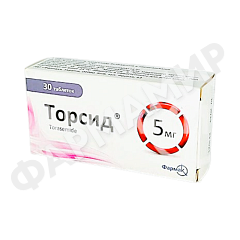 ТОРСИД 5МГ №30 ТАБЛ