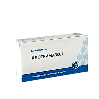 КЛОТРИМАЗОЛ 100МГ №6 СУПП ВАГИН