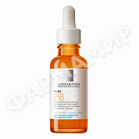 Сыворотка LA ROCHE-POSAY (ЛЯРОШ ПОЗЕ) PURE VITAMIN C10 SERUM антиоксидантная сыворотка 30 мл