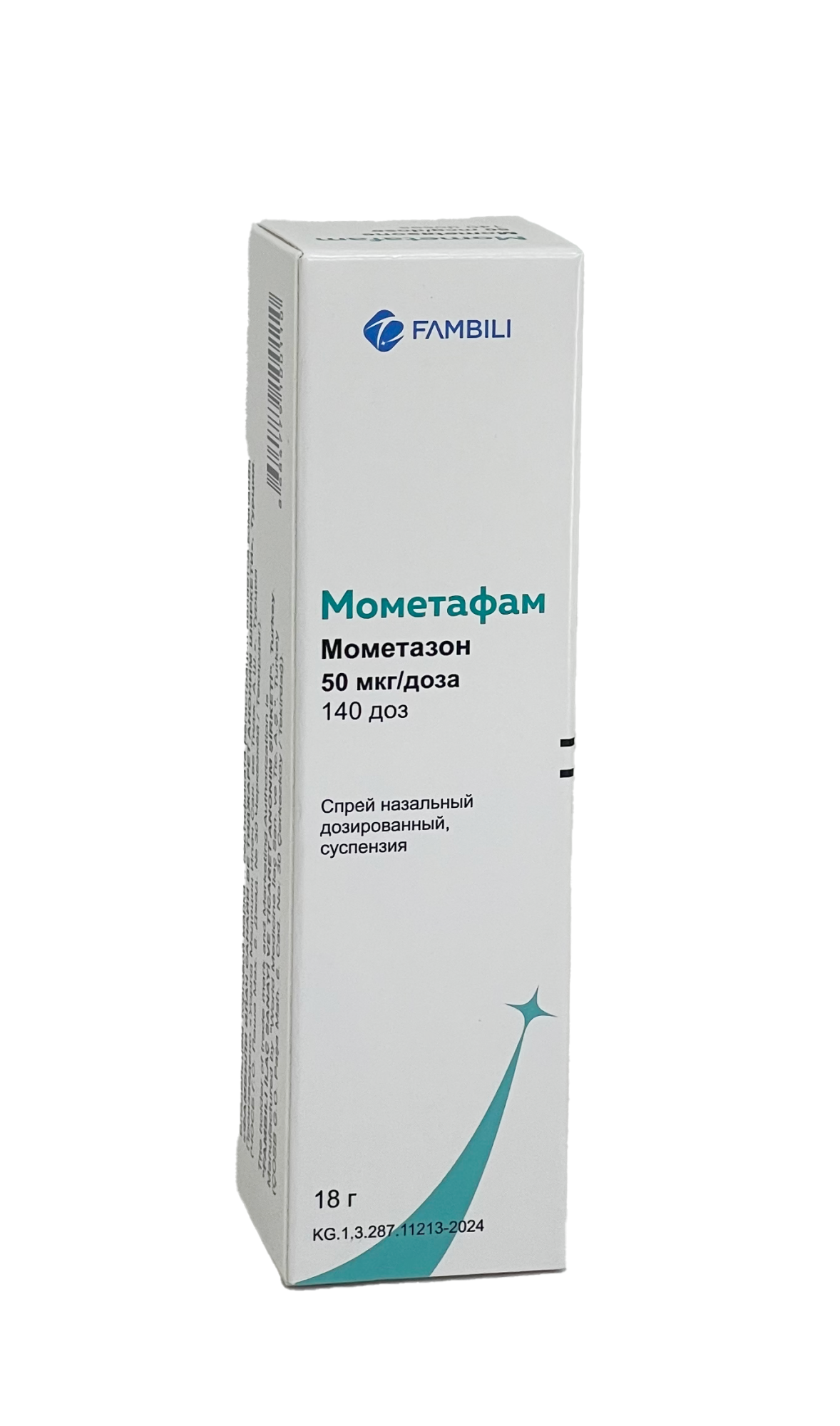МОМЕТАФАМ 50 МКГ/ДОЗА 18ГР (140 доз) №1 СПРЕЙ