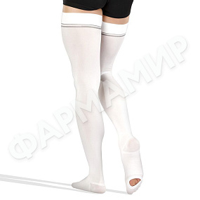 ЧУЛКИ ЭЛАСТ Б/МЫС 0403 HOSPITAL 18-21, 2 РОСТ -4 БЕЛЫЙ ТОНУС (НДС)