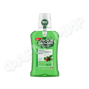 ОПОЛАСКИВАТЕЛЬ Д/ПОЛОСТИ РТА ЛЕСНОЙ БАЛЬЗАМ КОРА ДУБА И ПИХТЫ 250МЛ