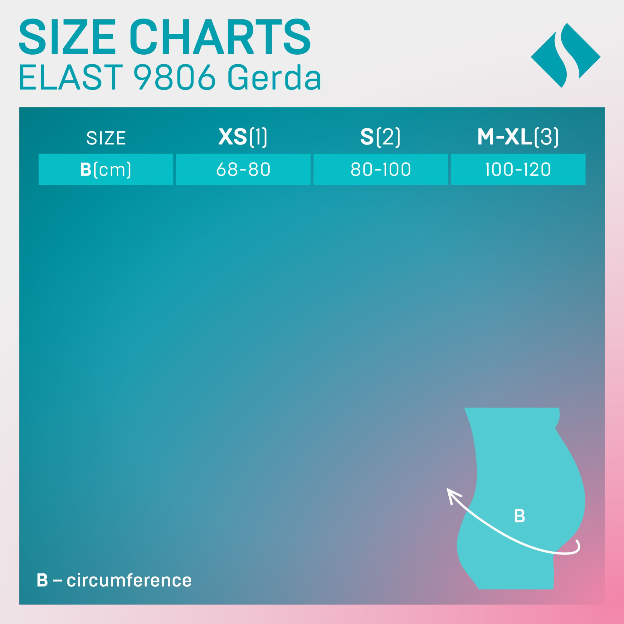 ПОЯС ЭЛАСТ 9806 GERDA ПОДДЕРЖ -1 БЕЖ ТОНУС
