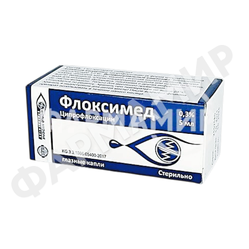 ФЛОКСИМЕД 0,3% 5МЛ №1 КАПЛИ ГЛАЗ