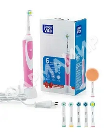 ЩЕТКА ЗУБНАЯ LONGA VITA (ЛОНГА ВИТА) ЭЛЕКТР+6 НАСАДОК