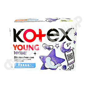 ПРОКЛАДКА KOTEХ (КОТЕКС) YOUNG NIGHT №6 Д/ДЕВОЧЕК
