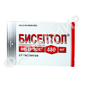 БИСЕПТОЛ 480МГ №20 ТАБЛ