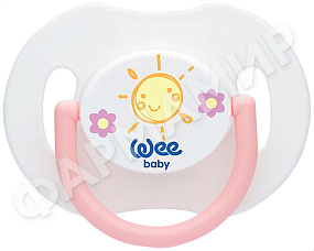 Пустышка WEE BABY (ВИИ БЕЙБИ) Ортодонтическая не прозрачная с калпачком №2 (782)