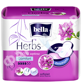 ПРОКЛАДКИ BELLA (БЕЛЛА) HERBS VERBENA COMFORT 3К 10ШТ