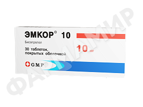 ЭМКОР 10МГ №30 ТАБЛ