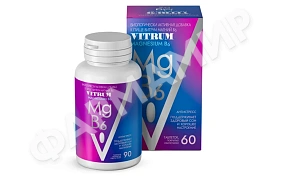 ВИТРУМ МАГНИЙ В6 №60 ТАБЛ